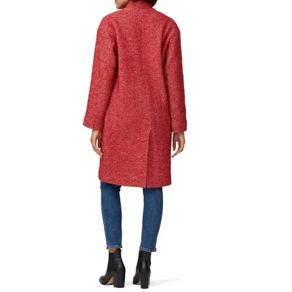 IRO Irinia Wool Blend Oversized Long One Button Coat - Picture 2 of 13